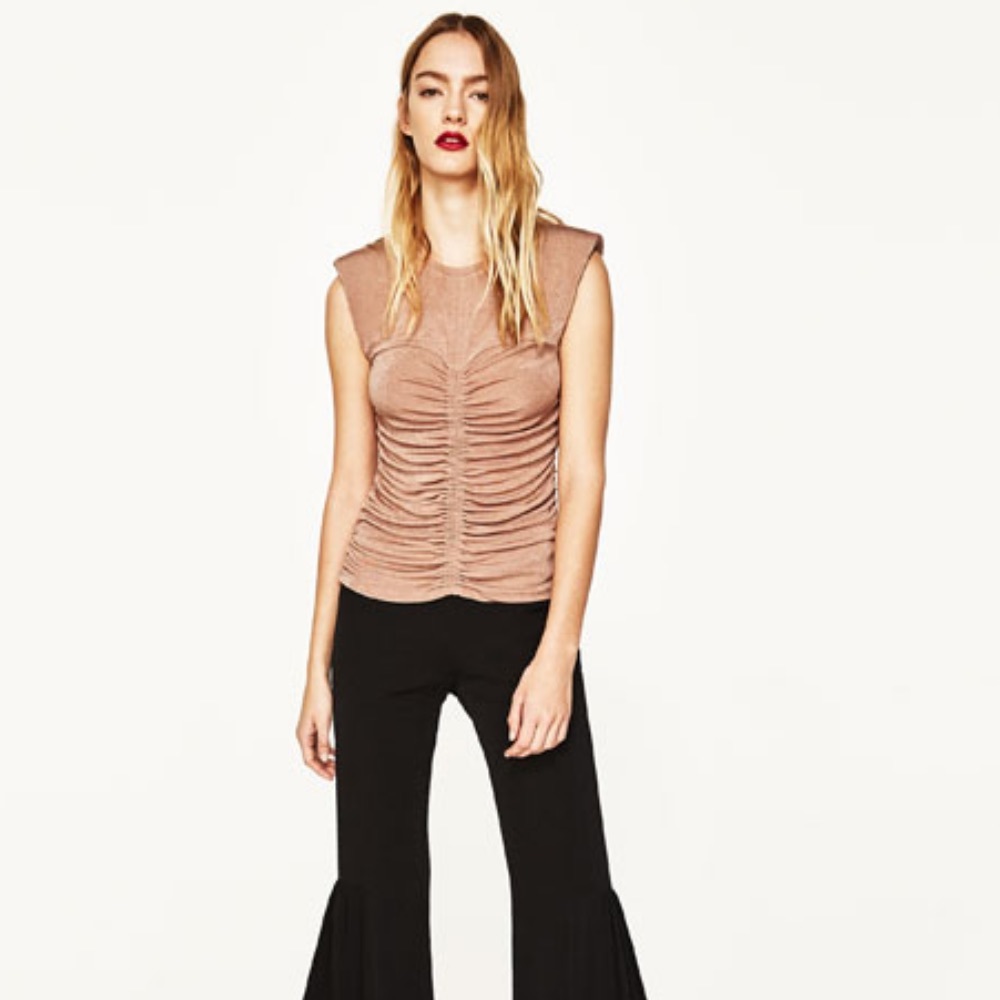 New Zara sleeveless top size M